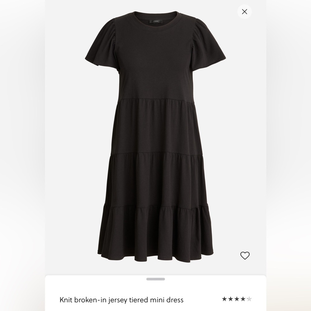 Brand new Jcrew tiered dress
